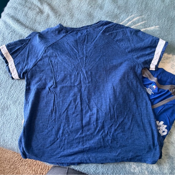 Two Kansas City Royals Women’s Blue Tees Size 1X and XL - Picture 4 of 8